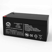 Leoch LP12-3.4 12V 3.2Ah Sealed Lead Acid Battery - This is an AJC Brand Replacement
