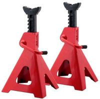 XtremepowerUS Set of (2) Heavy Duty Jack Stand 12-Ton Capacity Auto Repair Shop Self-Locking Ratchet (24,000lbs)