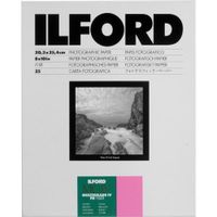 Ilford 1168109 Multigrade IV FB Fiber Based VC Variable Contrast Doubleweight Black & White Enlarging Paper - 8x10" - 25 Sheets - Glossy Surface for printing from conventional negatives and from XP2 SUPER negatives