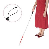 Portable Cane Collapsible Cane Cane Non-Slip Travel Cane Ergonomic Design Wear-Resistant Unisex