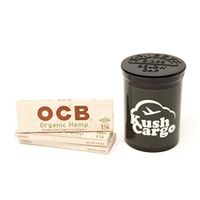OCB Organic Hemp Rolling Papers 1 1/4 with KC Pop Top (24 Packs - Full Box)