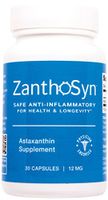 ZanthoSyn Astaxanthin, Clinically Shown to Provide 3X Absorption, Supports Inflammatory Health, 12mg, 30 Vegetable Capsules