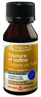 De La Cruz Iodine First Aid Antiseptic, Made in USA 1 FL OZ