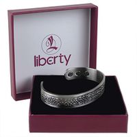 Danish Design Pewter Finish Solid Copper Liberty Bracelet