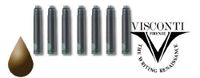 Visconti Refills Pack of 7 Brown Fountain Pen Cartridge - V-A5223