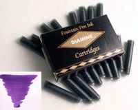 Diamine Refills Imperial Purple Pack of 18 Fountain Pen Cartridge - DM-8005