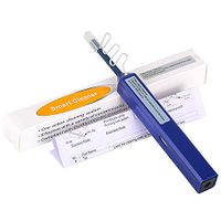 TUTOOLS one-Click Fiber Optic Cleaner,Fiber Optic connectors Cleaning,Fiber Optic Cleaner Pen with 800+ Cleans for LC/MU 1.25mm UPC/APC Ferrules Push Type