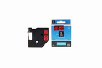 UBICON Black on Red Label Tape Compatible with DYMO Label Manager D1 Tape 45017 - Single Pack; 9 mm (3/8 inch) Wide and 8 Meters (26.2 feet) Long;