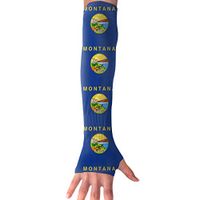TO-JP Sports Arm Sleeves UV Sun Protection Arm Sleeves Lobster USA Flag Cooling Arm