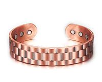 Ahava Avenue Magnetic Bracelet Health Arthritis Wide Adjustable Cuff Pure Copper Bracelet Charm Fashion Bangle for Men Jewelry (Rose Gold)