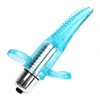 HEALLILY Sexual Durable Non-Toxic Waterproof Tongue Vibrator Realistic Stimulating Silent Vibrating Toy for Female Women Lady