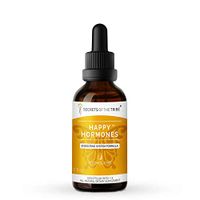 Secrets Of The Tribe - Happy Hormones, Herbal Supplement Blend Drops Alcohol-Free Liquid Extract, Endocrine System Formula (2 fl oz)