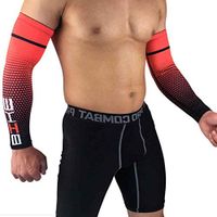 Huiuk Elbow Support Arm Protection for Arthritic Pain Relief Protective pad,Outdoor Sports Injury Rehabilitation and Protection,for Men Women A Pair,Red,XL