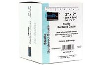 DermaRite - Adhesive Dressing DermaRite - 2 X 2 Inch Gauze Square White Sterile - 50/Box - McK