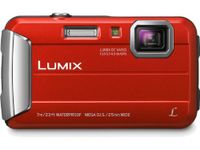 Panasonic Lumix DMC-TS25 16.1 MP Tough Digital Camera with 8x Intelligent Zoom (Red)