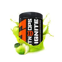 MTN OPS Ignite Supercharged Energy Drink Mix 45-Serving Tub, Green Apple