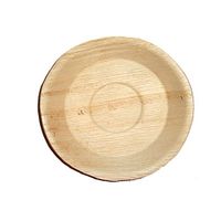 Palm Leaf Bowl Plates (Pack of 25), PacknWood - Disposable Palm Wood Plate Bowls (7.8") PK210BBB20