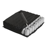Drive Medical Balanced Aire Adjustable Cushion, 22 x 18 x 2", Black