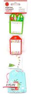 Martha Stewart Merry and Bright Tags,8pc.Loops