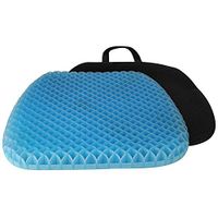 FOMI Thick Premium All Gel Orthopedic Seat Cushion | (16.5" x 18") | Large Comfortable Pad for Car, Office Chair, Wheelchair, or Home | Pressure Sore Relief, Prevents Sweaty Bottom | Durable, Portable