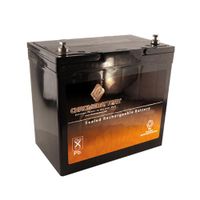12V 55AH 660W Sealed Lead Acid (SLA) Battery - T3 Terminals by Chrome Battery