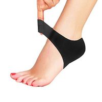 Plantar Fasciitis Foot Heel and Arch Support Sleeve - Shock Absorbing Silicone Gel Breathable Protective Heel Sock for Effective Plantar Fasciitis Pain Relief and Increased Circulation (1 Pair)