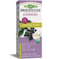 Nature's Way Sambucus for Kids, Organic Elderberry Syrup, 4 oz, 4 Fluid Ounce (Packaging May Vary)