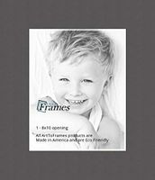 16x21 Cinder / Charcoal Custom Mat for Picture Frame with 12x17 opening size (Mat Only, Frame NOT Included)