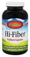 Carlson Labs Psyllium Food Supplement, 500mg, 300 Capsules