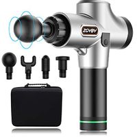 Muscle Massage Gun Athletes - 4 Replaceable Heads 20 Speed Levels High-Definition LCD Touch Screen, Improve Body and Soft Tissue Health Fascia Gun