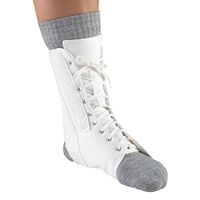 OTC Ankle Splint, Canvas Lace-Up, Rigid Metal Stays, Small