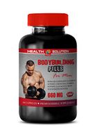 Testosterone Booster - Muscle Mass Building Supplements - Bodybuilding Pills for Men - Premium Herbal Supplements - tribulus terrestris Extract Formula - dhea with Estrogen Blocker - 1 Bottle 60 Caps