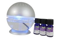 EcoGecko Little Squirt Glowing Water, Air Revitalizer, Air Freshener, Room Aromatizer, Aromatherapy, Aroma and Essential Oil Diffuser with 3 Bottles of Lavender Oil