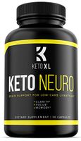 Keto Neuro | Brain Support Nootropic Supplement for Keto Diet and Low Carb Lifestyles | Memory, Focus, Clarity | Boost Energy, Mental Performance | Bacopa Monnieri, DMAE, Rhodiola Rosea, Ginkgo Biloba