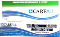Itch Relief Cream. Case of 72 Tube Cream 1 oz. with 1% Strength Hydrocortisone Ointment. Relieves itching, Scaling, Cracking, Burning, Redness and More. Latex Free.