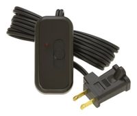 Lutron Credenza Plug-In Dimmer FOR Halogen and Incandescent Bulbs, with Locator Light, TT-300NLH-BR, Brown