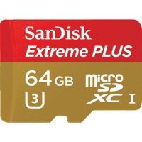 SanDisk Extreme PLUS UHS-I 64GB microSDXC Memory Card (SDSQXWG-064G-ANCMA)