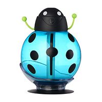 no!no! Essential Oil Diffuser,LED Light Min Ultrasonic Mist Maker Fogger with USB Aroma for Car Office Home Bedroom 260ml (Blue)