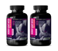 Boost Energy Supplement - Horny Goat Weed Natural Complex for Women - Horny Goat Weed with tongkat ali and maca - 2 Bottles 120 Capsules