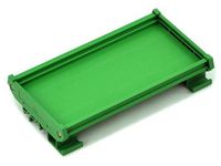 Electronics-Salon DIN Rail Mount Carrier, for 100mm x 72mm PCB, Housing, Bracket.
