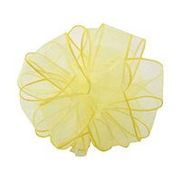 Berwick Offray DWI Sheer Spring Wired Edge Ribbon-1-1/2 Wide X 50 Yards-Yellow Ribbon