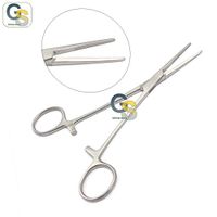G.S 5.5" Kelly HEMOSTAT Forceps (Straight) Best Quality