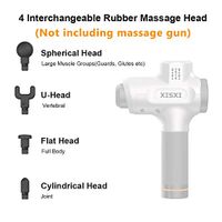 XISXI Mini Vibration Noise Reduction Electric Deep Muscle Percussion Massage Gun Handheld Cordless Relax Tissue Muscle Massage Device Large Capacity Power (Part)