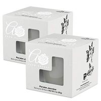 Aroma From Nature Persian Jazmine 3 oz AireCare Scented Candle - 2 Pack - Aromatherapy Candles - Home Fragrance - Apothecary Glass With Single Wick