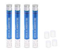 4 Pack Humidor Humidifier Tubes - Keeps Humidity at 70% with PG Infused Gel, Best Value – Each Tube Protects up to 25 Cigars by Essential Values