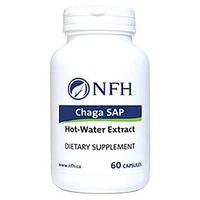 Chaga SAP (Mushroom HOT Water Extract) 60 Caps by NFH