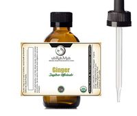 USDA Certified Organic Ginger Essential Oil || ALWAYS 100% Pure & Unadulterated || Therapeutic Quality Organic (2oz)