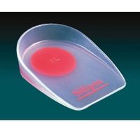 Wonderzorb Wondercup Orthotics, Soft Silicone, Red Dot, Men's Shoe Size 2-4; Women's Shoe Size 4-5