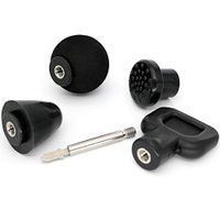 Jigsaw Massage Adapter and Bits Massage Head for Jigsaw Personal Massage Tool Professional Percussion Massage 5 PCS