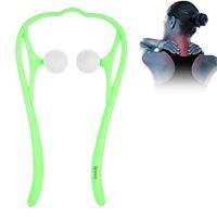 Trigger Point Neck Massager Shoulder Massager Roller Ball Self Massage Tool Shoulder Neck Back Pain Relieve Massager Old Man, Student, White Collar(Green)